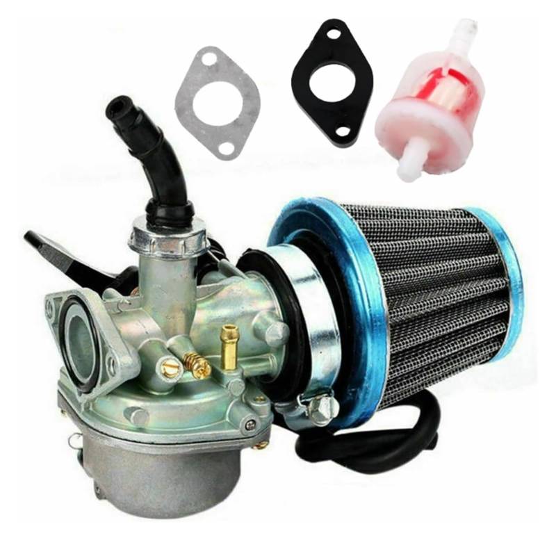 Vergasermotor Für 50 70 90 110 125cc PZ19 19mm Mit Luftfilter Vergaser 4 Wheeler Dirt Bike Motorrad Vergaser(Medium suit) von WERKFNKBNH