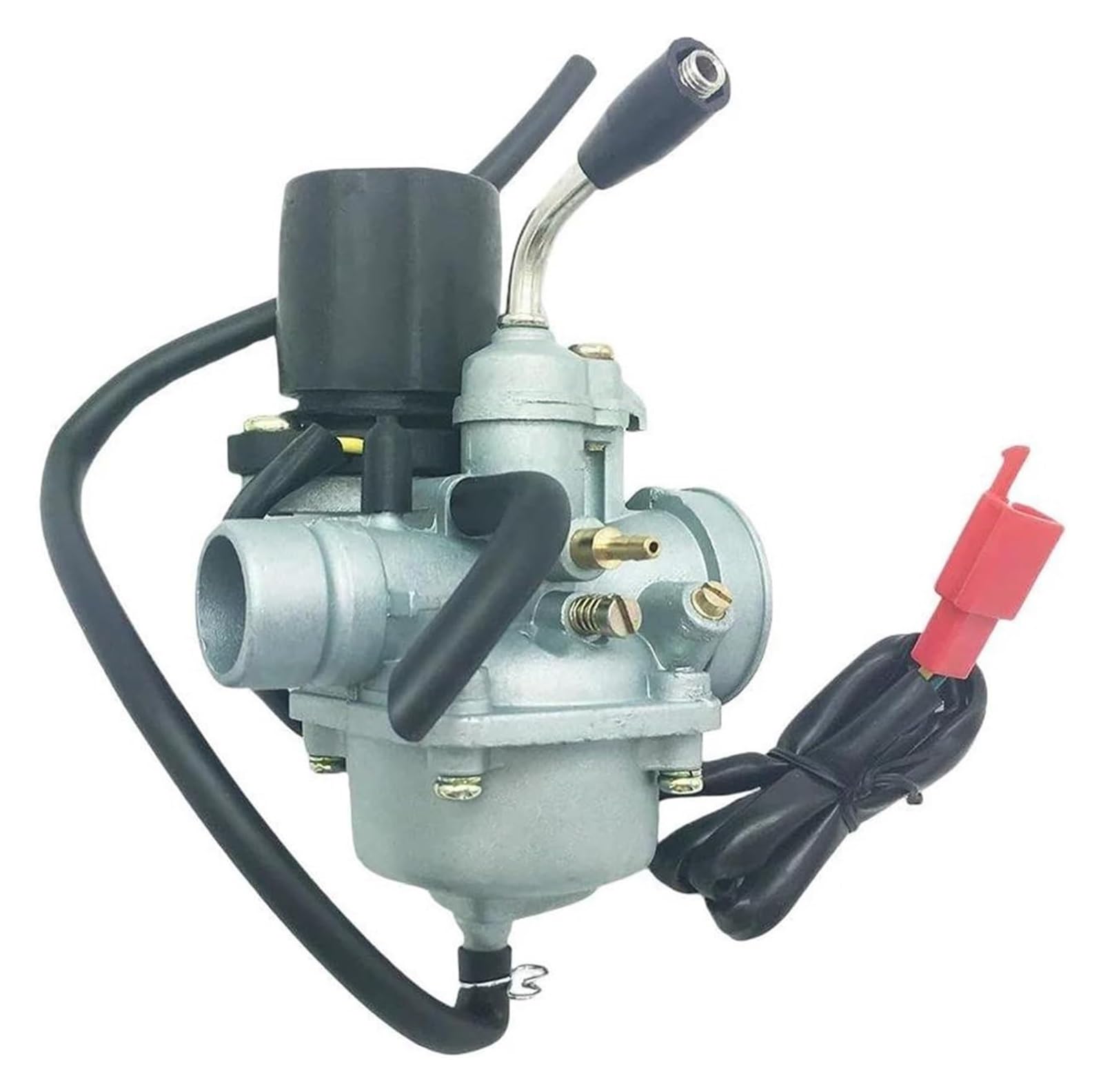 Vergasermotor Für JOG 50 90 Für MINARELLI 1E40QMB 2 Takt 50 70cc 90cc Roller Motorrad Vergaser Mit Luftfilter(Carb) von WERKFNKBNH