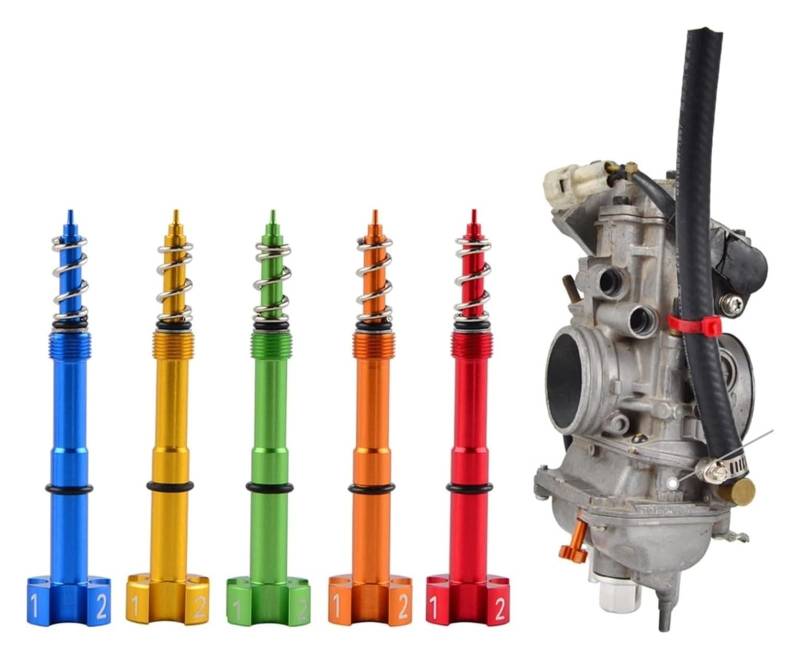 Vergasermotor Für Keihin Für FCR Für FCR-MX Vergasereinsteller Vergaser Vergaser Mit Luftkraftstoff(Orange) von WERKFNKBNH