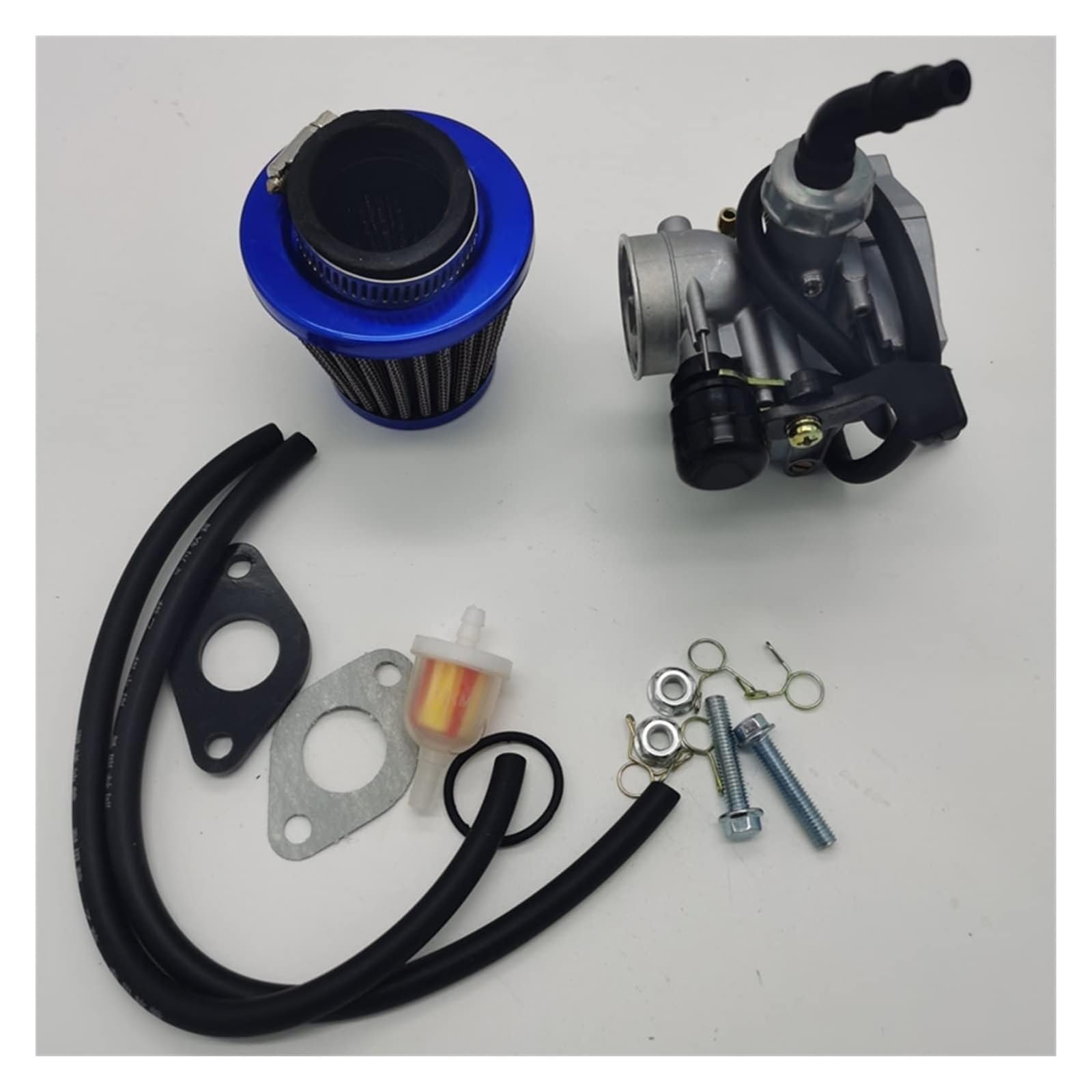 Vergasermotor Für Taotao Für Sunl 50cc 70cc 90cc 110cc 125cc Vergaser PZ19 19mm Hand Choke Vergaser Mit Luftfilter(SET 2) von WERKFNKBNH