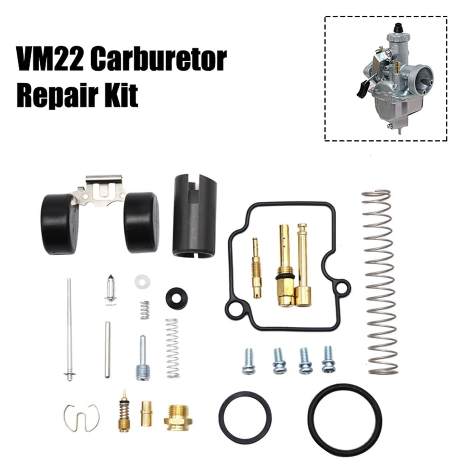 Vergasermotor Für VM22 PZ26 26mm 110cc 125cc Pit Dirt Bike Vergaser Teil Vergaser Vergaser(Repair Kit) von WERKFNKBNH