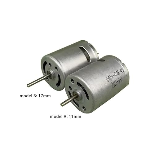 1pcs 370 electronic starter DC 3.7V 5V 7.4V 12V 44000RPM High Speed 24mm electronic starter DIY Toy Car Boat Water WERQKJXCZ(11mm shaft length) von WERQKJXCZ