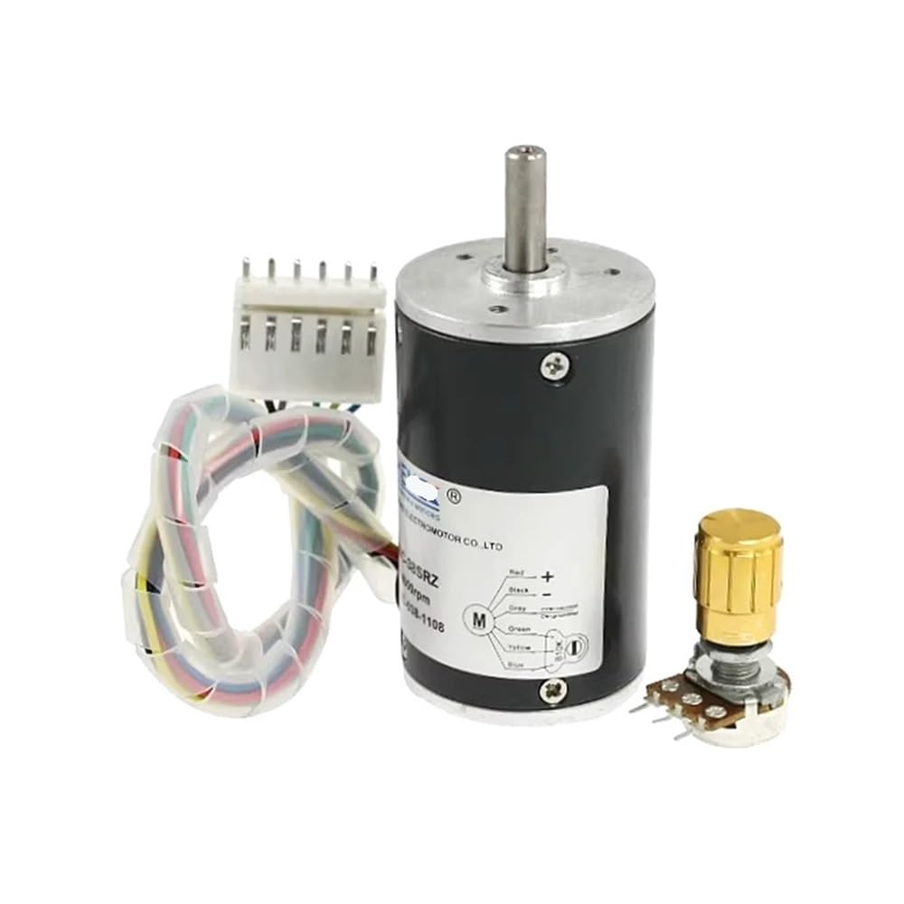 BLDC-38SRZ-S Brushless DC electronic starter 12V 24V Speed Regulation/Constant Speed 38MM Diameter With Built-in Drive 3/6 Wire WERQKJXCZ(12V 2000rpm,Constant Speed -3) von WERQKJXCZ