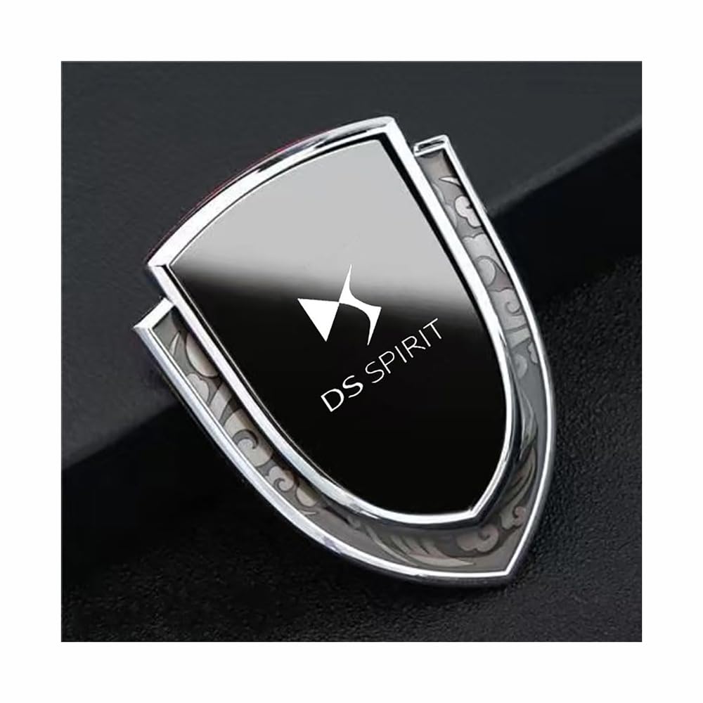 Auto Emblem Aufkleber, für Citroen DS Wild Rubis Spirit DS3 Cabrio DS4S DS6 DS7 rostfrei langlebiges Front Motorhaube Kofferraum 3D Selbstklebende Ersatz Dekoration,B von WERTYUV