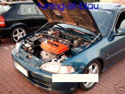 WES.Tuning Motor Haubenlifter Honda Civic 92-95 (Paar) Hoodlift/Motorhaubenlifter von JOM Car Parts & Car Hifi GmbH