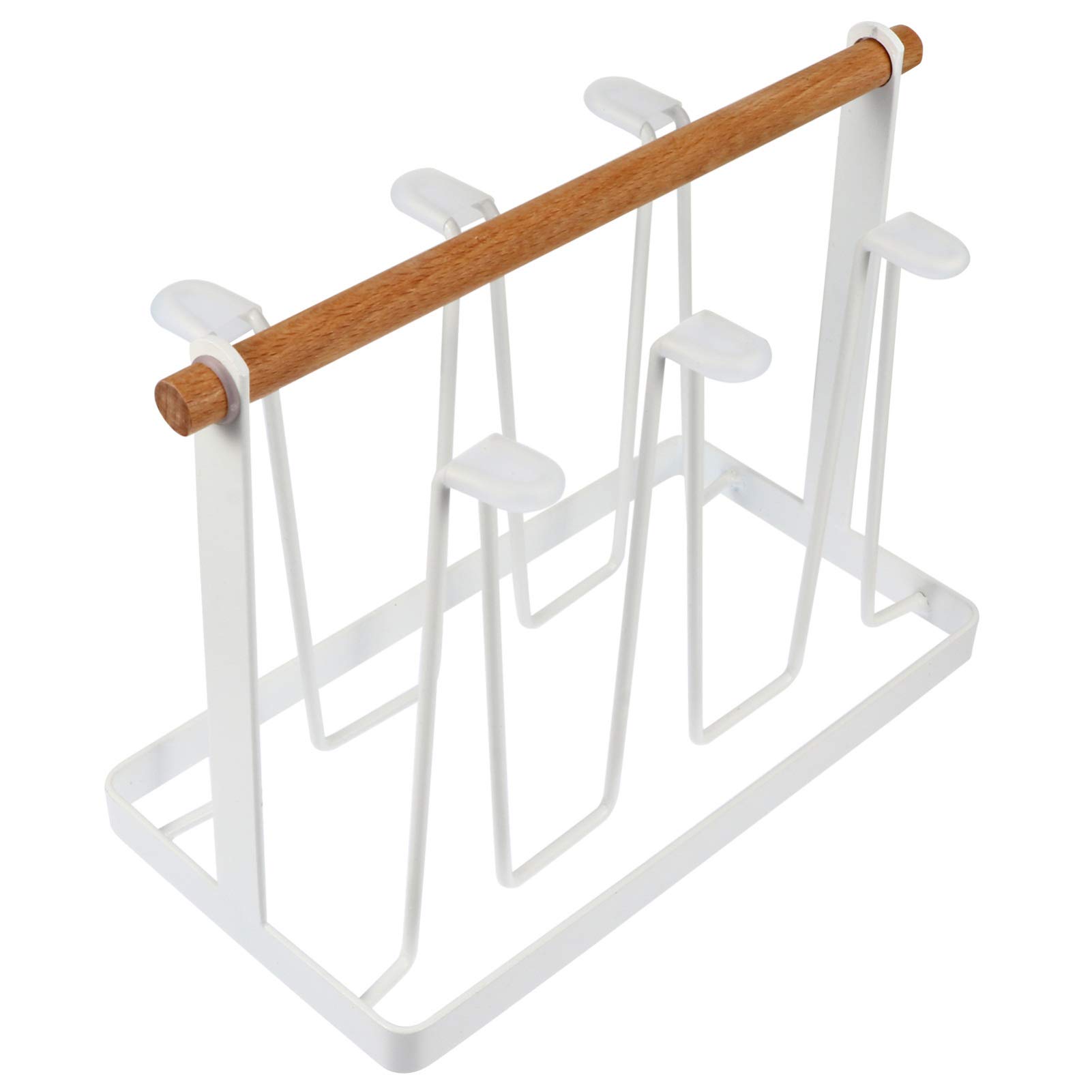 WESIEVYA Glasbecher Abtropfgestell Praktischer Geschirrständer Für Tassen Küchentisch Organizer Für Zuhause Und Küche Elegantes Design Platzsparend von WESIEVYA