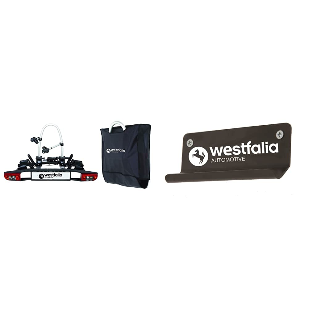 Westfalia BC 60 Fahrradträger für die Anhängerkupplung inkl. Tasche - Klappbarer Kupplungsträger für 2 Fahrräder & Wandhalterung für die Fahrradträger BC 60, bikelander & bikelander Classic von Westfalia Automotive