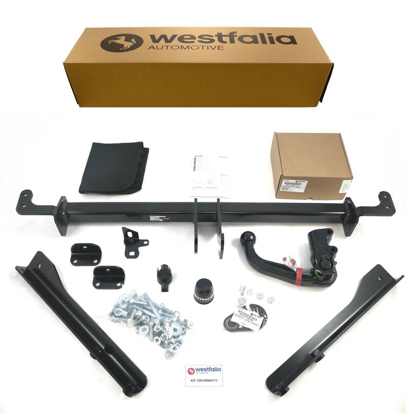 Westfalia Starre Anhängerkupplung für Honda HRV (ab BJ 09/2015) - im Set mit 13-pol. fzg.-spez. Westfalia E-Satz von Westfalia Automotive