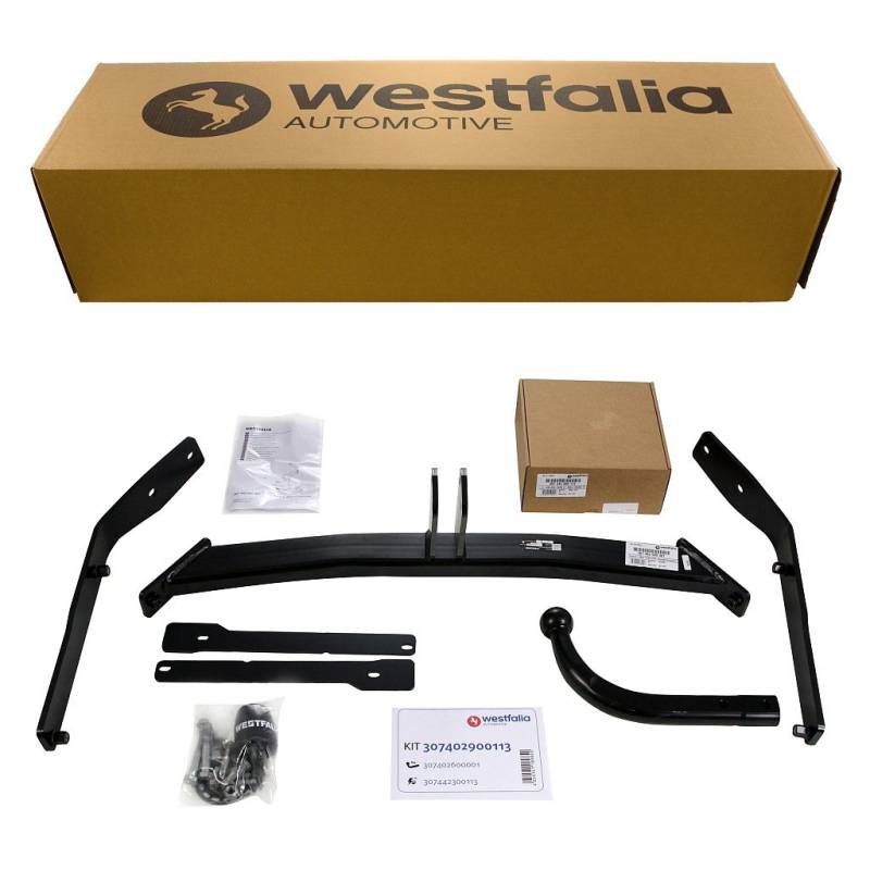 Westfalia starre Anhängerkupplung für Ford C-Max (inkl Grand) (BJ 09/2010-06/2015) - nur für Fzg. ohne Vorrüstung - im Set mit 13-pol. fzg.-spez. Westfalia Elektrosatz von Westfalia Automotive