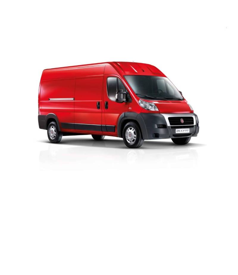 HEKO 15147 Windabweiser für FIAT Ducato Peugeot Boxer Citroen Jumper 2tür. Bj. ab 2006 2tlg, Schlüsselanhänger mit Einkaufswagenchip Gratis von WET-ART