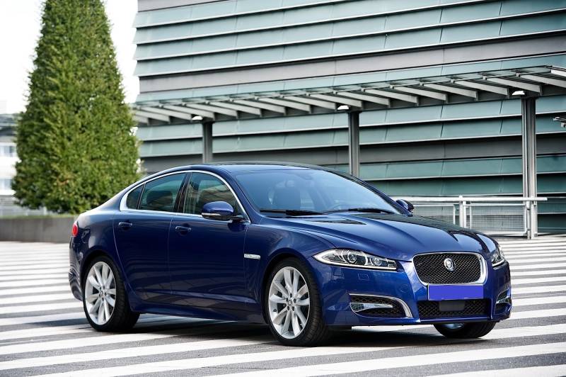 HEKO 18305 Windabweiser 4 teilig für Jaguar XF (I) X250 4 türig Bj. 2007-2015, Schlüsselanhänger mit Einkaufswagenchip Gratis von WET-ART