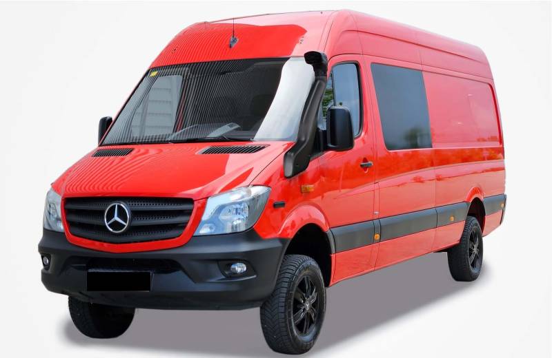 HEKO 31161 Windabweiser für Mercedes Sprinter W906 06-18 VW 06-17 2tlg, Schlüsselanhänger mit Einkaufswagenchip Gratis von WET-ART