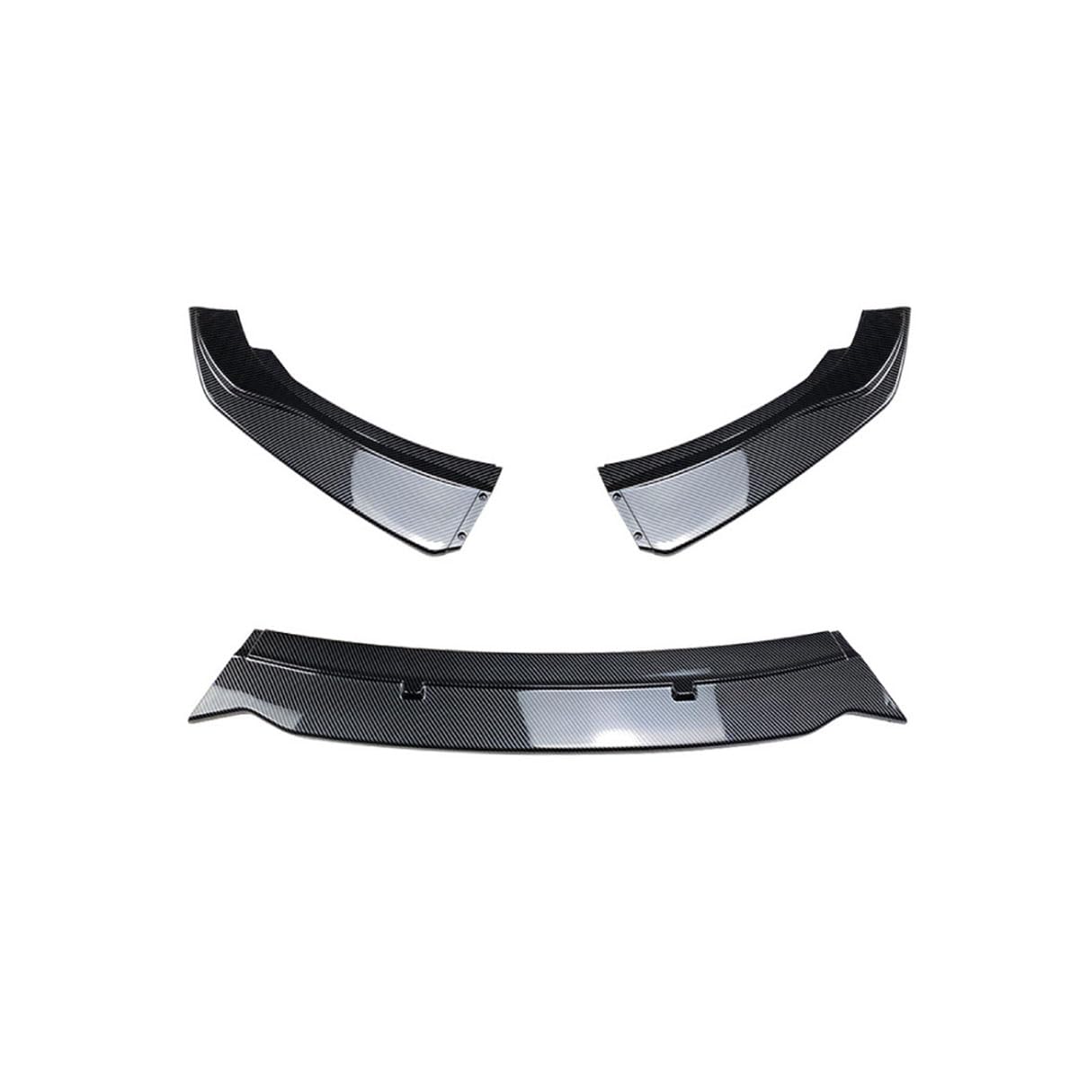 Frontstoßstange Spoiler für BMW 1 Series F20 F21 116i 118i 120i 2011-2019, Front Spoiler Lippe Anti Collision Spoiler Splitter Separator Protector Auto Zubehör,B-Carbon Fiber von WETCL