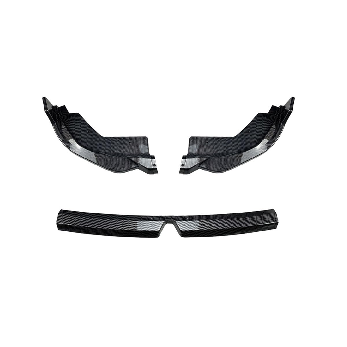 Frontstoßstange Spoiler für BMW 3 Series G20 LCI M Sport 320i 325i 2023+, Front Spoiler Lippe Anti Collision Spoiler Splitter Separator Protector Auto Zubehör,B-Carbon Fiber von WETCL