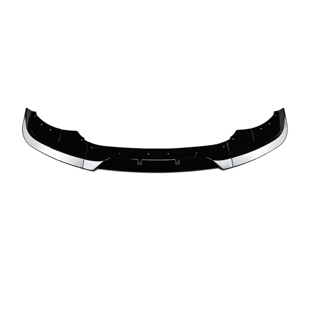 Frontstoßstange Spoiler für BMW 5 Series F10 F11 LCI 2015-2017, Front Spoiler Lippe Anti Collision Spoiler Splitter Separator Protector Auto Zubehör,A-Glossy Black von WETCL