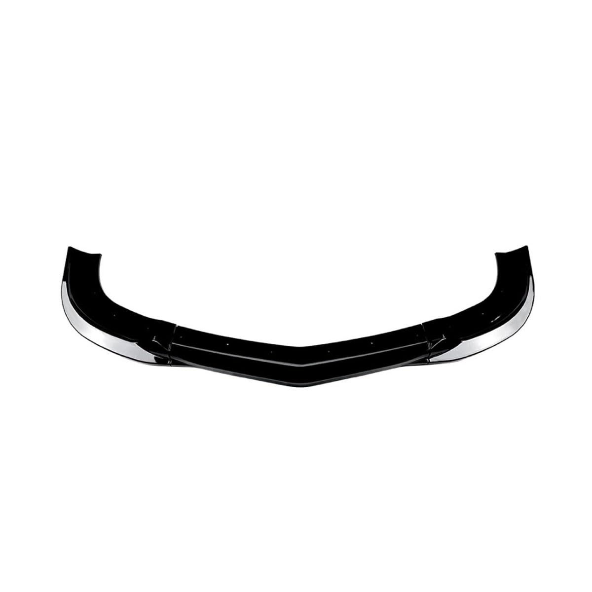 Frontstoßstange Spoiler für Benz C-Class C63 AMG W204 Early 2007-2010, Front Spoiler Lippe Anti Collision Spoiler Splitter Separator Protector Auto Zubehör,A-Glossy Black von WETCL