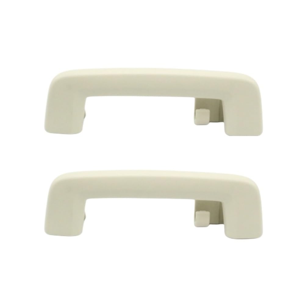 WETKUNSRUM Auto Innen Decke Sicherheit Handlauf Innen Dach Pull Griff fit for Land Rover Discovery 3 4(2PCS Beige Rear) von WETKUNSRUM