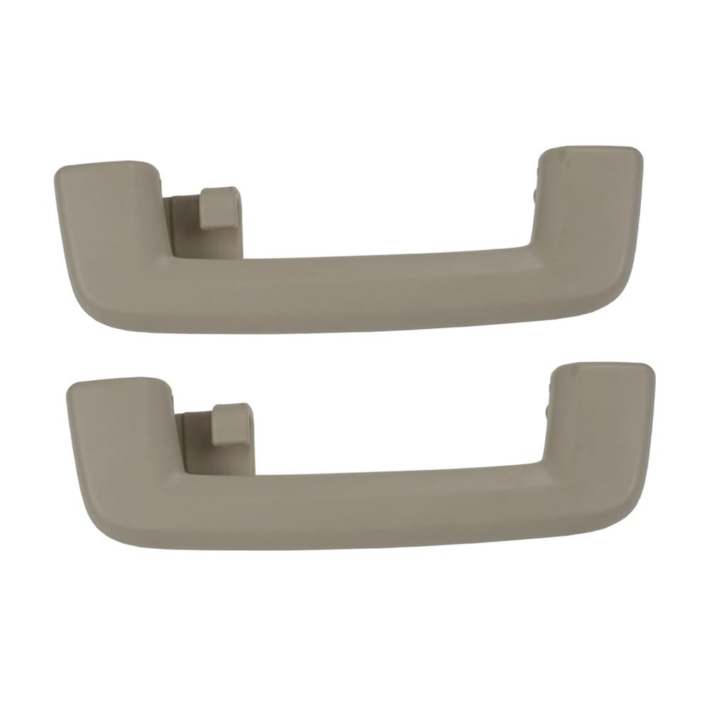 WETKUNSRUM Auto-Innenraum-Decken-Sicherheitshandlauf, innerer Dach-Zuggriff, vorne und hinten, passend for Land Rover Discovery 3, Discovery 4(1 Pair Beige Rear) von WETKUNSRUM