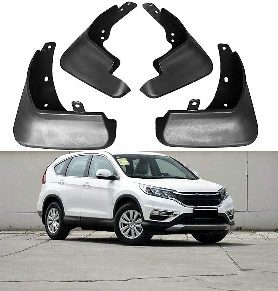 4 Stück Auto-Schmutzfänger für Honda CRV Cr V Cr-V 2007–2011, 2012–2016, 2017–2020, Schmutzfänger vorne und hinten, Kotflügel, Spritzschutz, externes Zubehör (2012–2016) von WFYZXE