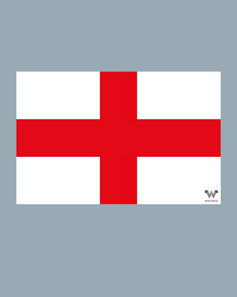 WHATABUS England Flagge Aufkleber - Länderflagge als Sticker 8,5 x 5,5 cm von WHATABUS