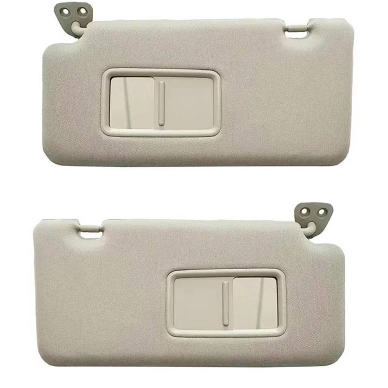 Für Nissan Tiida 2005-20101/2 Stücke Auto Frontscheibe Sonnenblende Mit Kosmetik Spiegel(Pair) von WHDMKUS