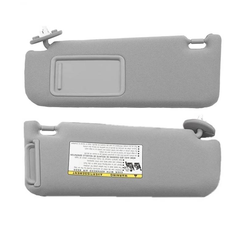 Für Toyota Camry 2012-2017 Grau Auto Sonnenblende Linke Seite Rechte Seite Fahrerseite Beifahrerseite 2013 2014 2015 2016(Pair) von WHDMKUS