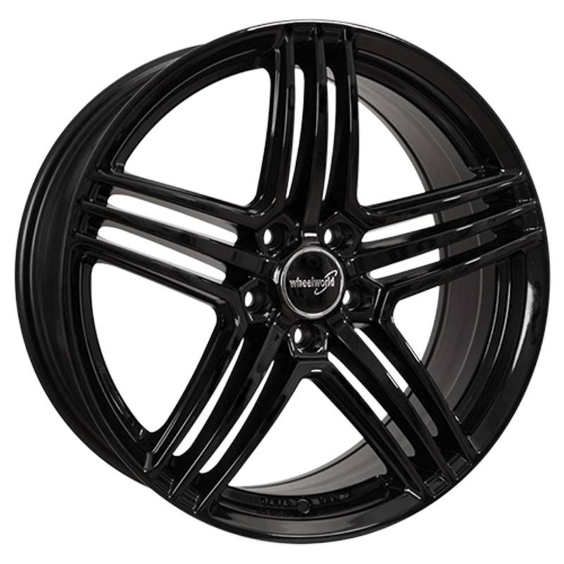 WHEELWORLD-2DRV WH12 black glossy painted 8.0Jx18 5x112 ET45 von WHEELWORLD-2DRV