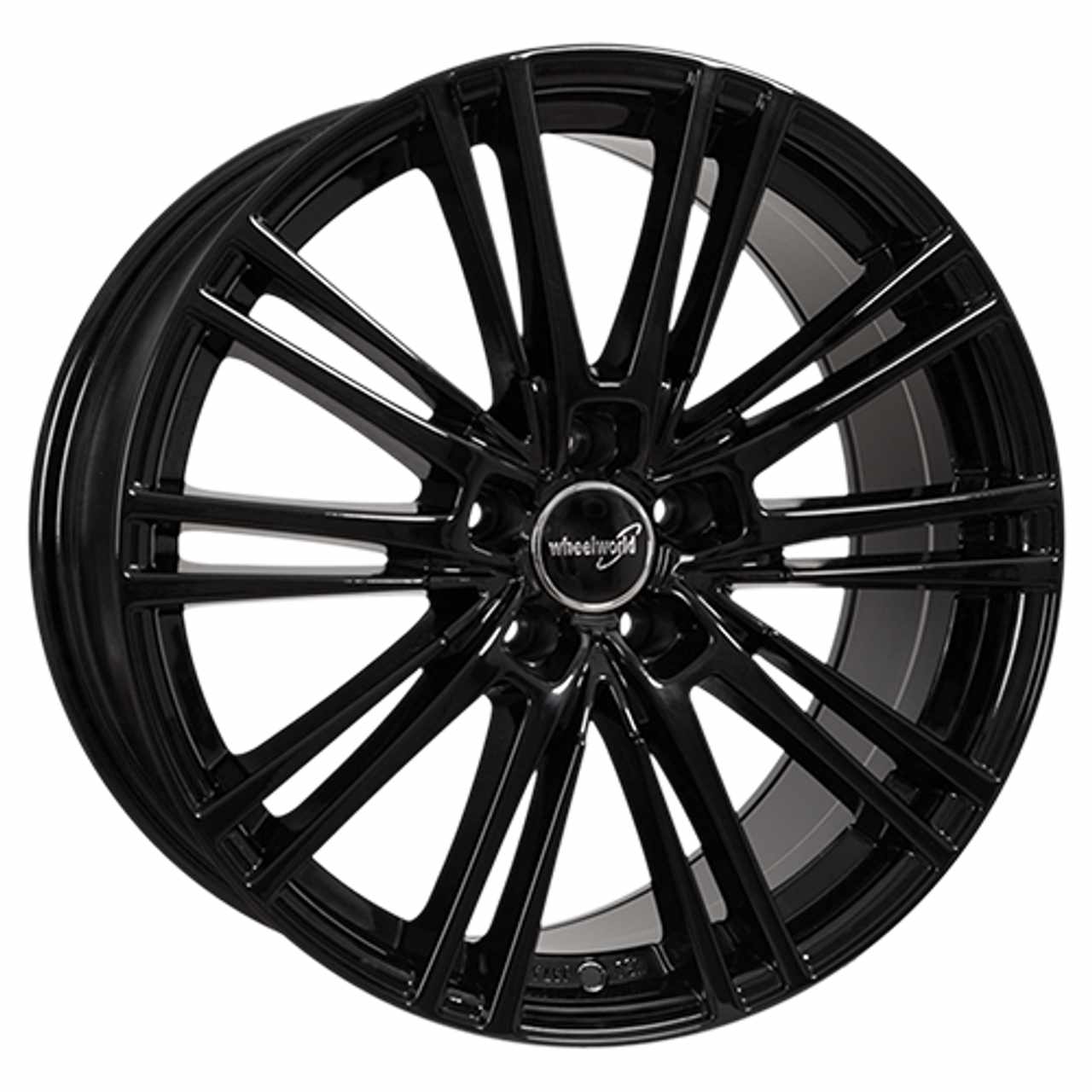 WHEELWORLD-2DRV WH18 schwarz glänzend lackiert 8.0Jx18 5x112 ET35 von WHEELWORLD-2DRV