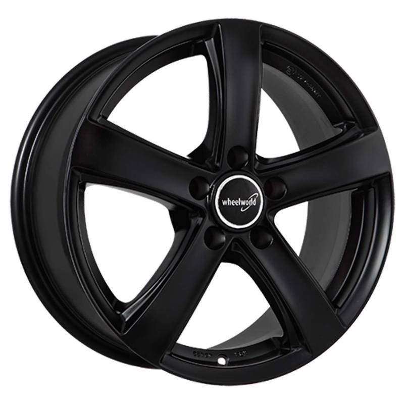 WHEELWORLD-2DRV WH24 schwarz mattlackiert 6.5Jx16 5x108 ET50 von WHEELWORLD-2DRV