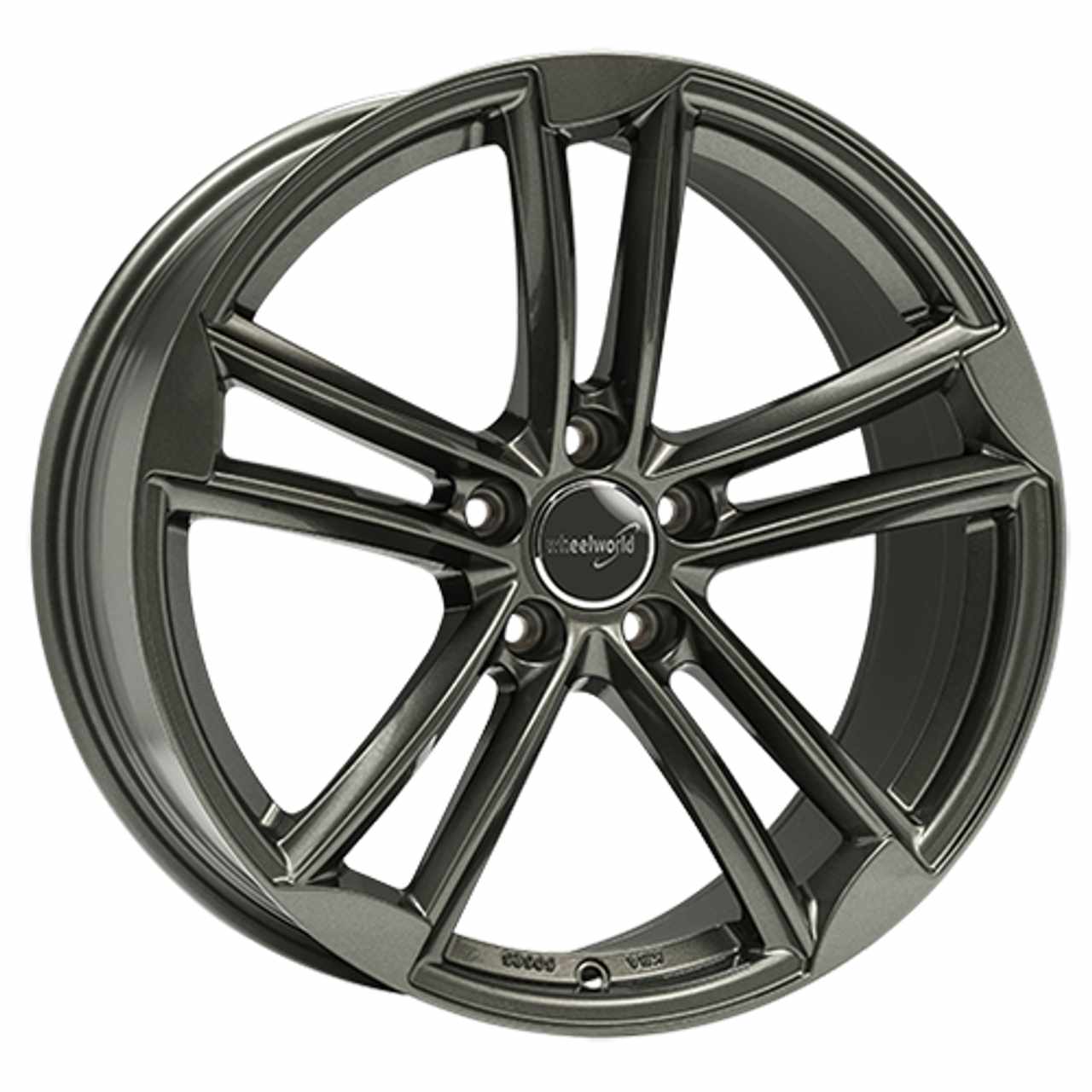 WHEELWORLD-2DRV WH27 Dark Gunmetal lackiert 9.5Jx21 5x112 ET45 von WHEELWORLD-2DRV