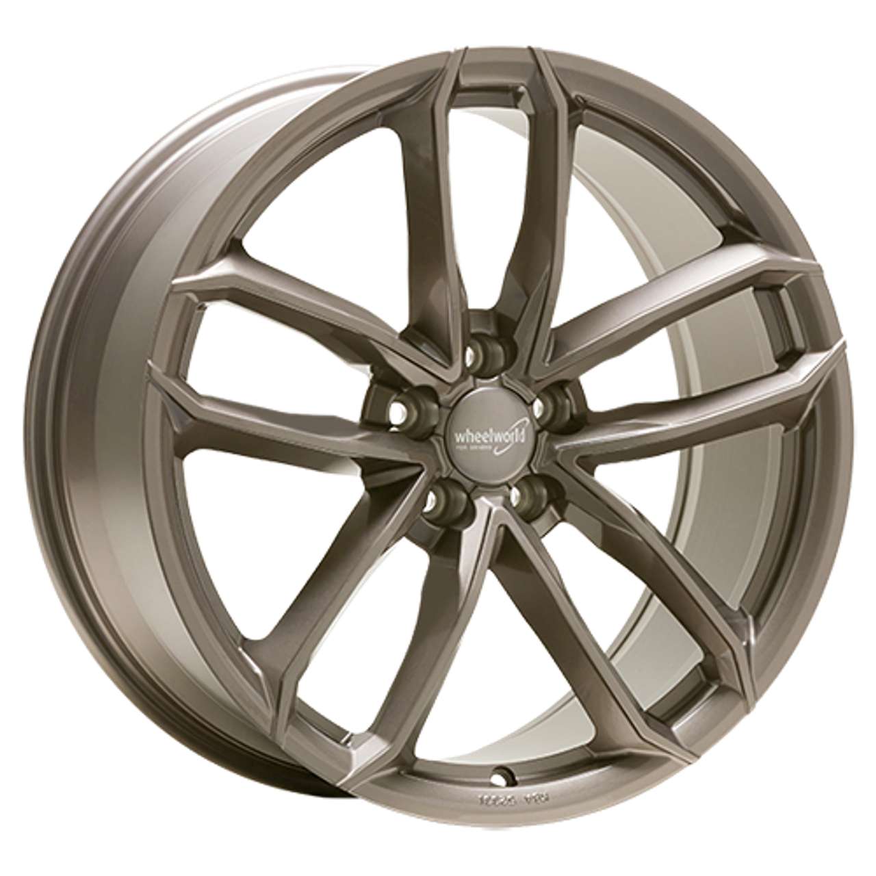 WHEELWORLD-2DRV WH33 platinum grey full painted 9.0Jx21 5x112 ET35 von WHEELWORLD-2DRV