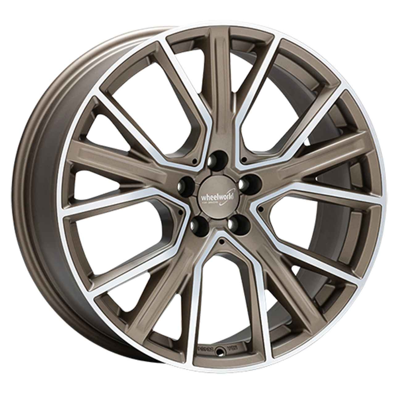 WHEELWORLD-2DRV WH34 bronze matt full machined 8.0Jx18 5x112 ET36 von WHEELWORLD-2DRV