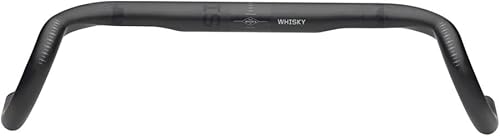 Whisky No.9 24* Flare Drop Lenker | Straße, Kies, Allroad, Offroad Bike | 44 cm | Carbon | 31,8 Klemme | Schwarz von WHISKY