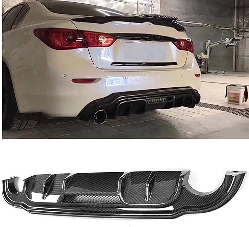 Diffusor-Ersatz für Infiniti Q50 2013 2014 2015 2016 2017, Auto Heckdiffusor Stoßstange Schützen Abdeckung,Chassis Anti-Kratzer Styling Zubehör von WHLXQ