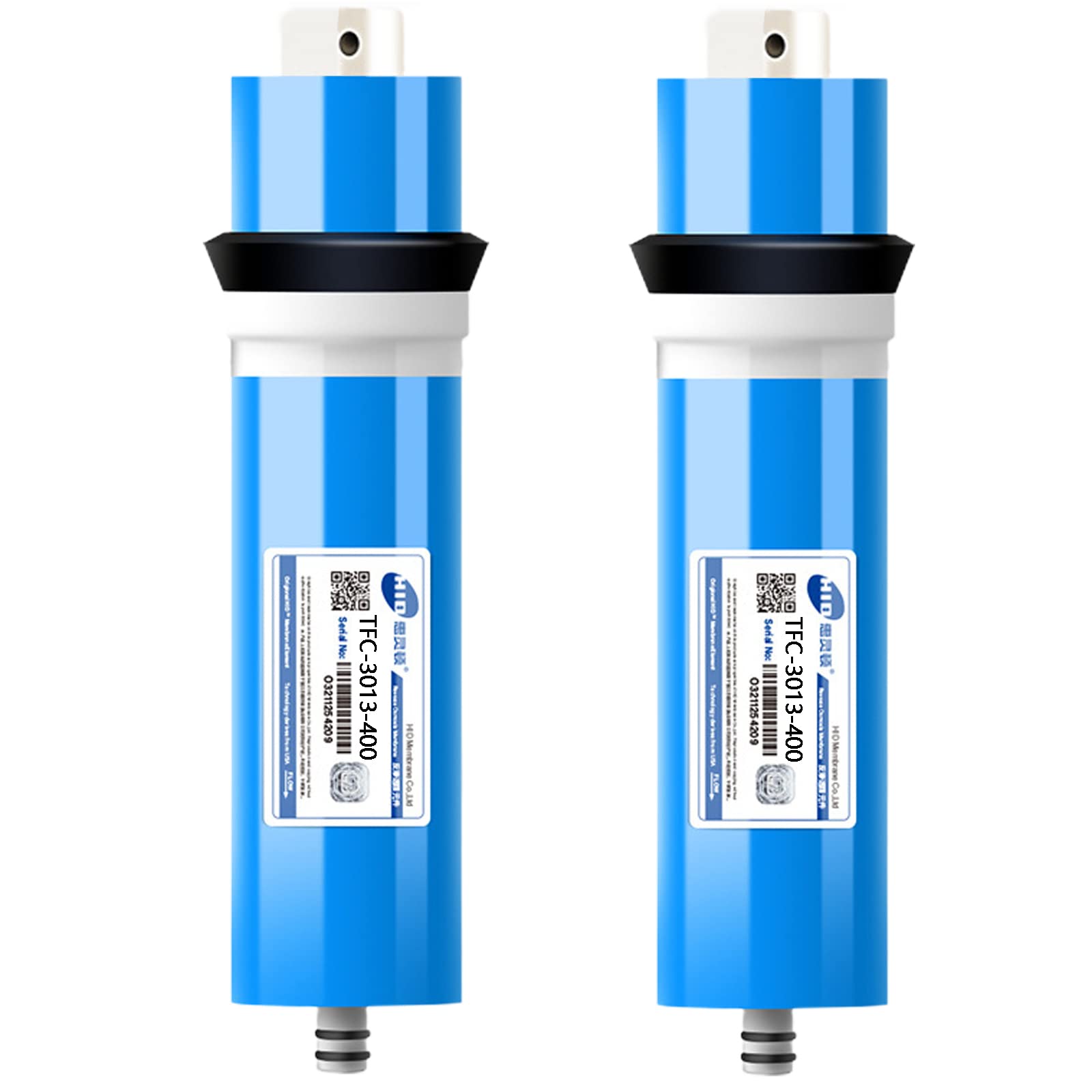 WHOROB Membrane 400 GPD Umkehrosmose-Membrane 3013-600 Für Osmoseanlagen-Umkehrosmose, Osmose Filter, Für Heimtrink RO Wasserfiltrationssystem,2 pack 3013/400 von WHOROB