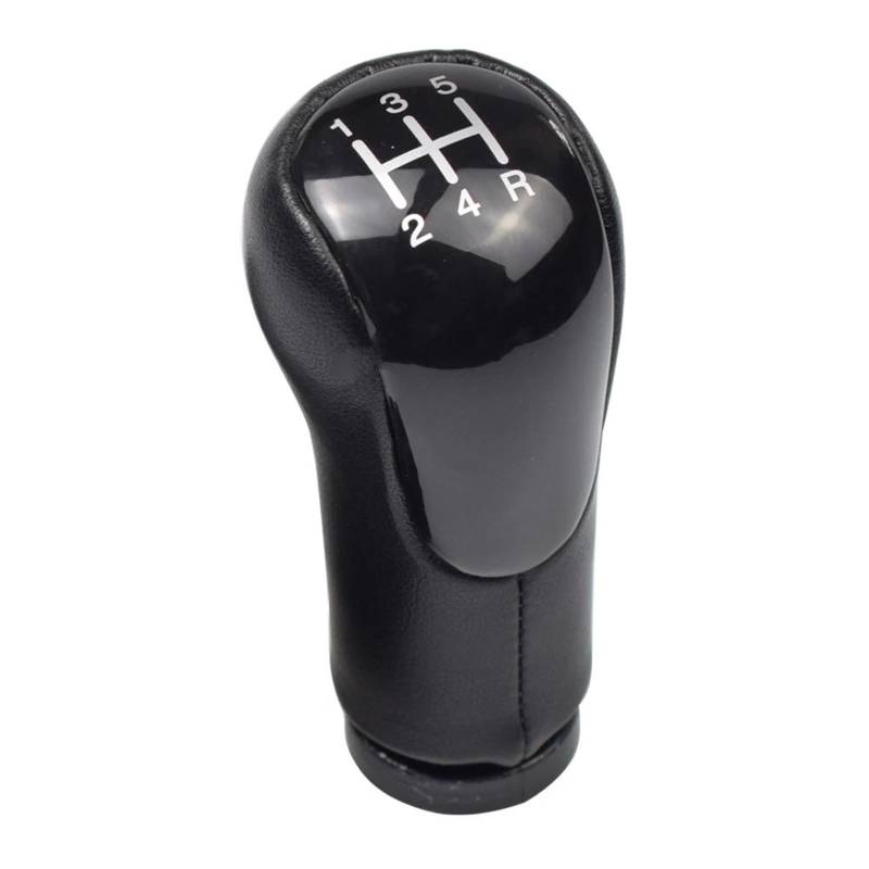 Chaltknauf Für Ford Für Fiesta Für Fusion Für Transit Für Connect 2002 2003 2004 2005 2006 2007 Auto Styling Schaltknaufhebel Gaitor Shifter Boot Cover Schaltknauf(5-Speed Black) von WIBNBRO