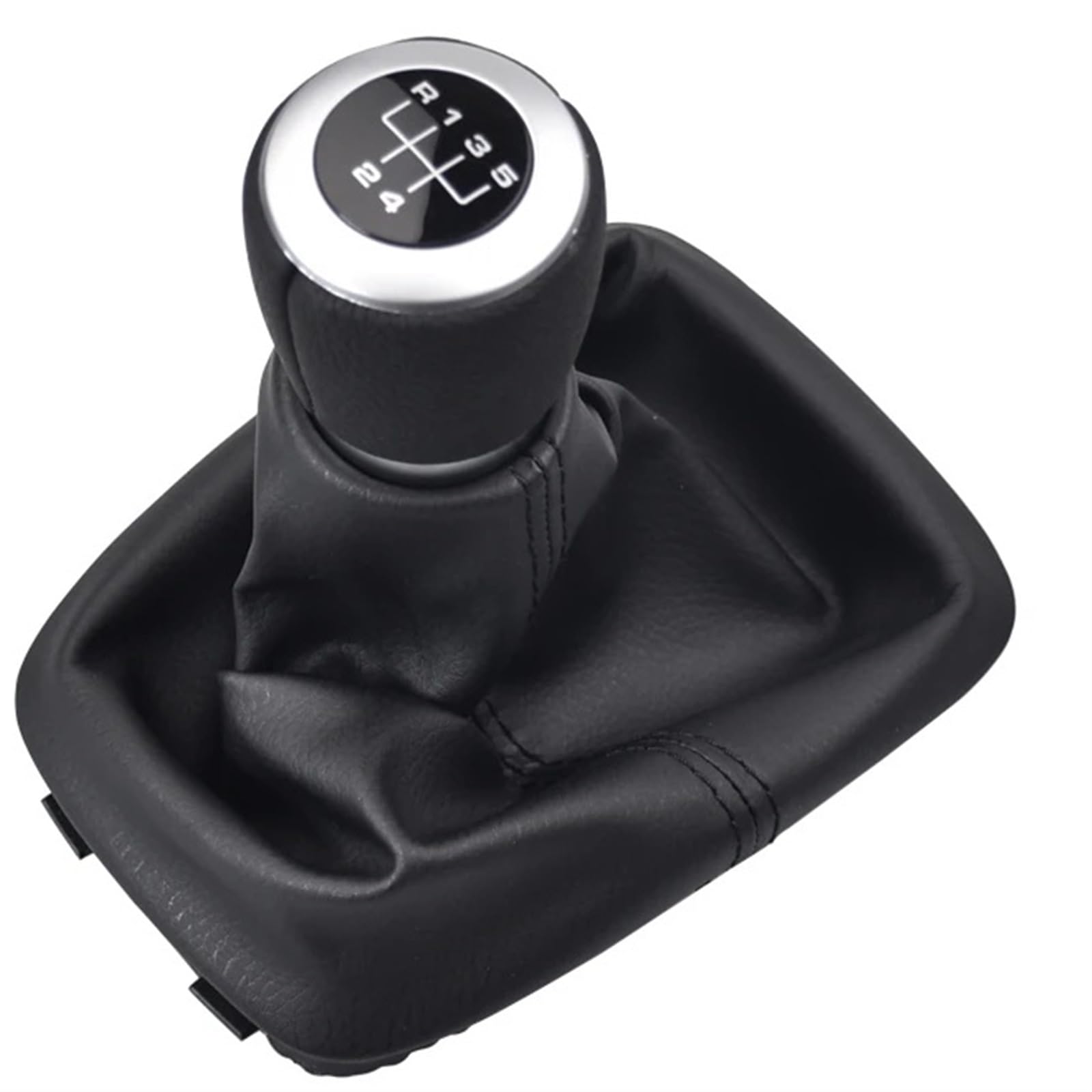 Chaltknauf Für Seat Für Alhambra 2000-2010 Machen Sie Ihr Auto Elegant MT 12mm 5/6 Gang Auto Schaltknauf Hebel Schalthebelmanschette Schaltknauf(5 Speed) von WIBNBRO