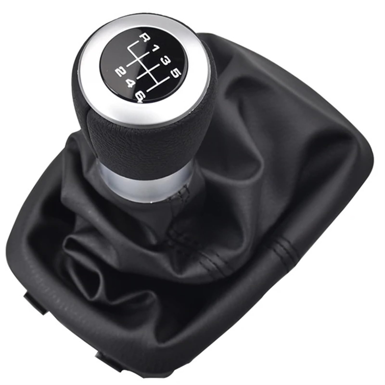 Chaltknauf Für Seat Für Alhambra 2000-2010 Machen Sie Ihr Auto Elegant MT 12mm 5/6 Gang Auto Schaltknauf Hebel Schalthebelmanschette Schaltknauf(6 Speed) von WIBNBRO