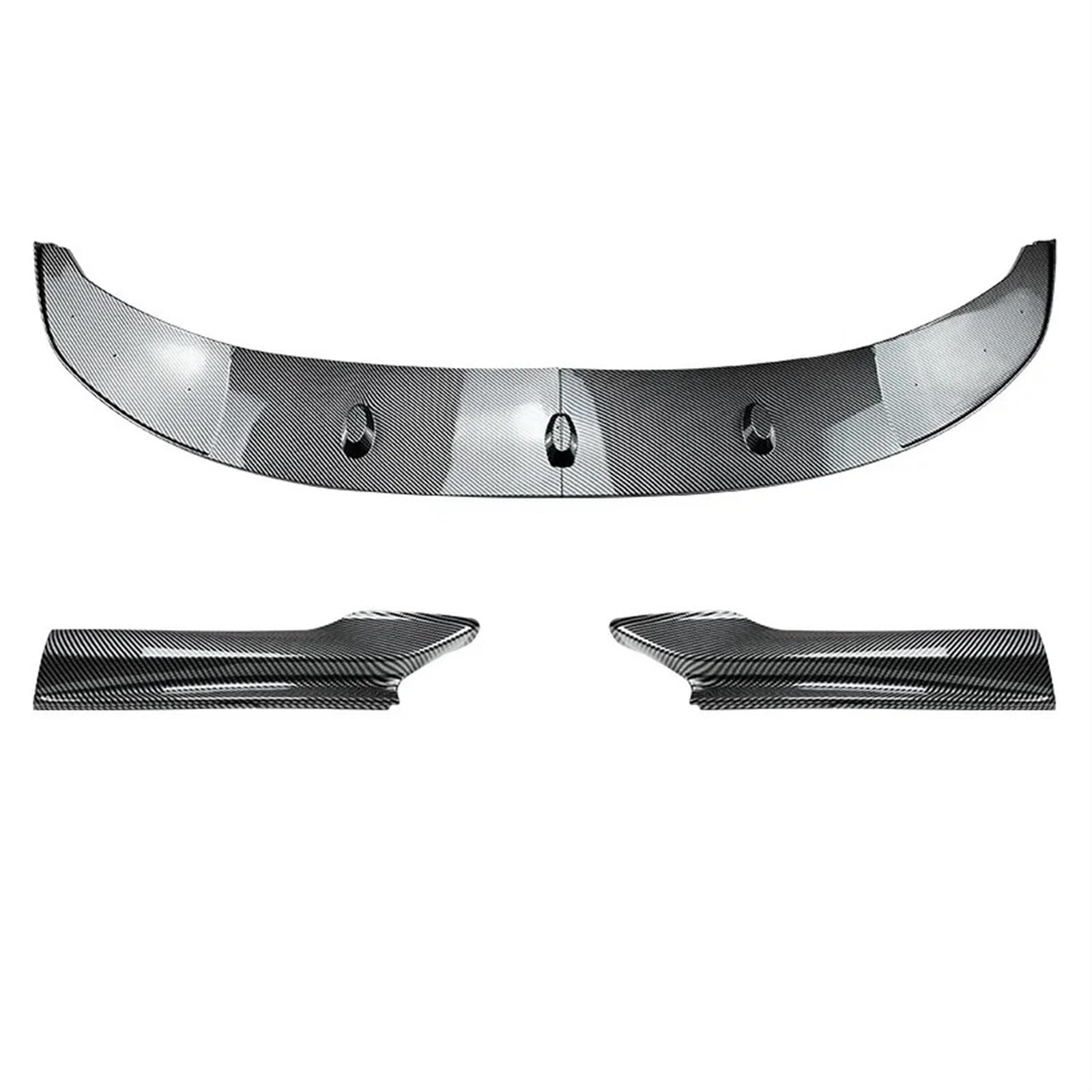 Frontspoiler Für 5 Series F10 F11 Für Sport 2011-2017 Auto Vorderen Stoßfänger Lip Body Kit Spoiler Splitter Stoßstange Lip Splitter Zubehör Frontstoßstange Auto(Carbon Look) von WIBNBRO