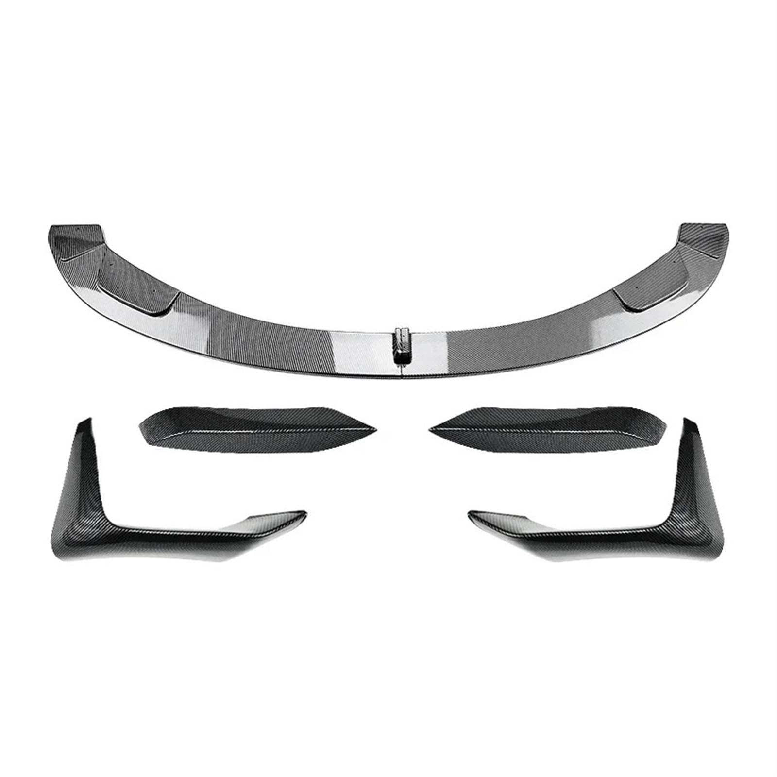 Frontspoiler Für M3 Für M4 F80 F81 F82 F83 2013-2018 Auto Frontschürze Lip Spoiler Splitter Stoßstange Canard Lip Splitter Body Kit Von Für ABS Frontstoßstange Auto(Carbon Look Set A) von WIBNBRO