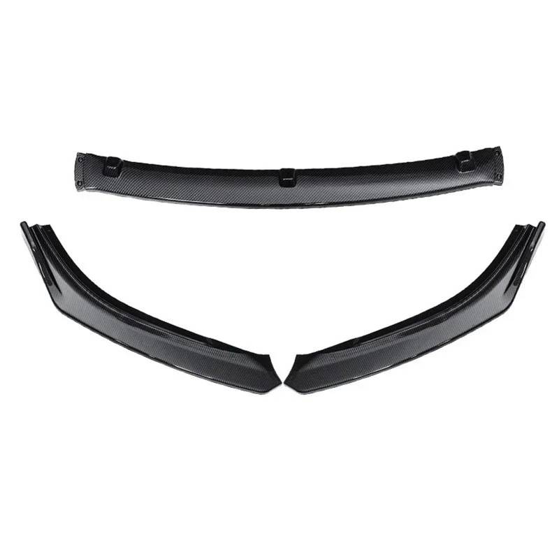 Frontspoiler Für Mazda 6 Für Atenza 2014 2015 2016 2017 2018 Auto Zubehör 3PCS Auto Front Stoßstange Splitter Lip Diffusor Körper Kit Spoiler Schutz Frontstoßstange Auto(Gloss Black) von WIBNBRO