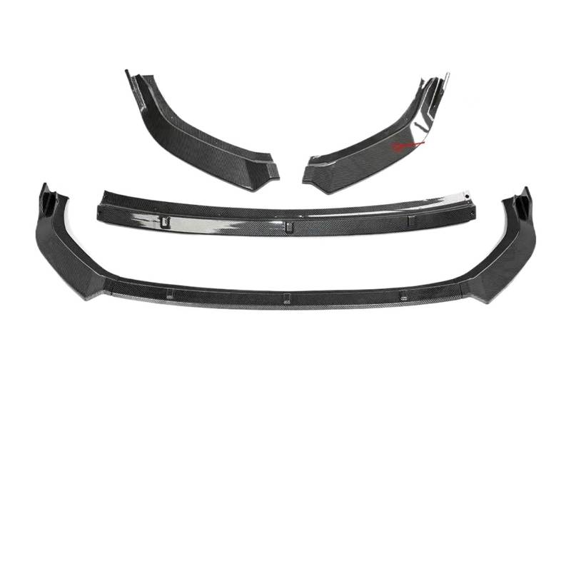 Frontspoiler Für Nissan Für Qashqai 2017 2018 2019 2020 Modifikation Tuning Zubehör Frontschürze Lippe Kinnschutz Facelift Spoiler Schutz Frontstoßstange Auto(Carbon Fiber Look) von WIBNBRO