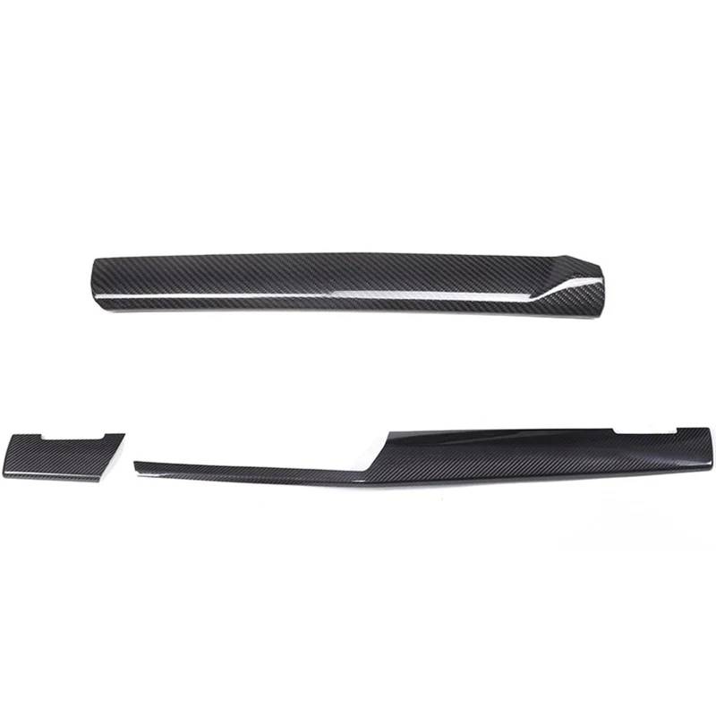 Für 5 Series G60 2024 Real Carbon Fiber Car Center Console Dashboard Panel Dekoration Abdeckung Aufkleber Innen Zubehör Innenraum Trim Aufkleber(A and B) von WIBNBRO