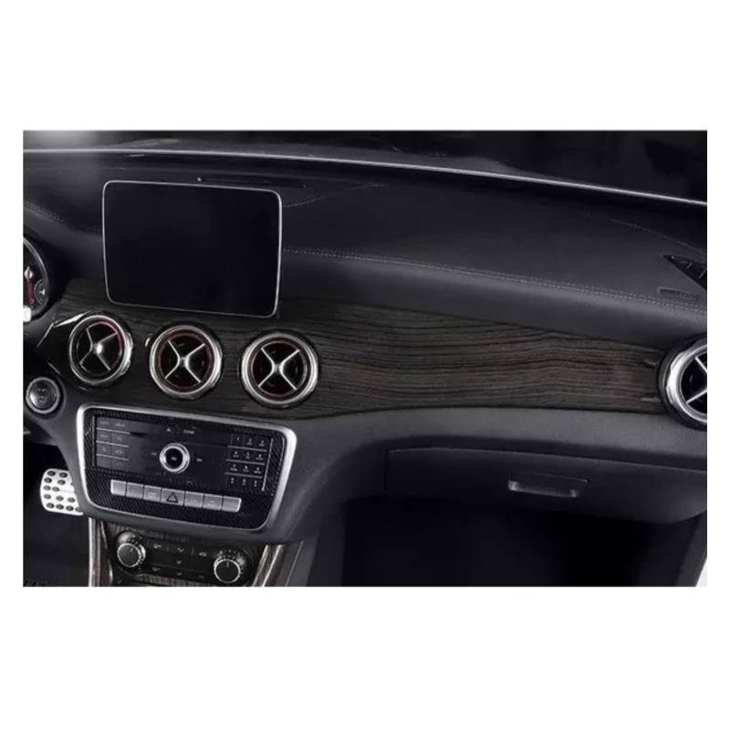 Für Benz Für CLA 250 W117 Für GLA220 Für AMG Für CLA 45Air Outlet Abdeckung Instrument Trim Streifen Zentrale Bedienfeld Instrument Panel Trim Innenraum Trim Aufkleber(Wood Grain 2) von WIBNBRO