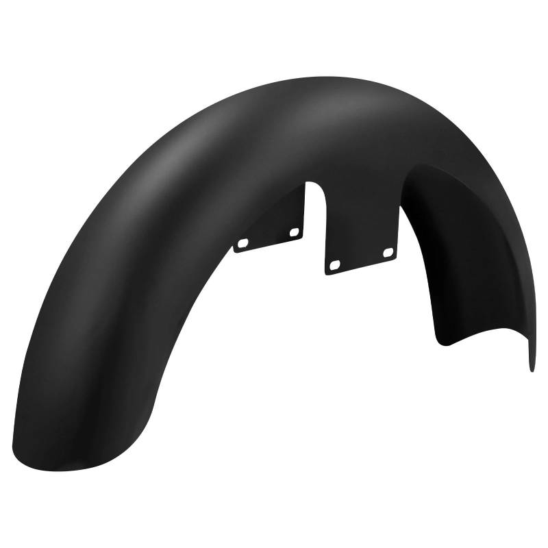 Für Touring Für Street Für Glide Für Road Für King Für Tri Für Glide Für FLHR Für FLRT 2014-2021 Motorrad 19" Steel Wrap Front Fender Mattschwarz Motorrad Kotflügelschutzblech von WIBNBRO