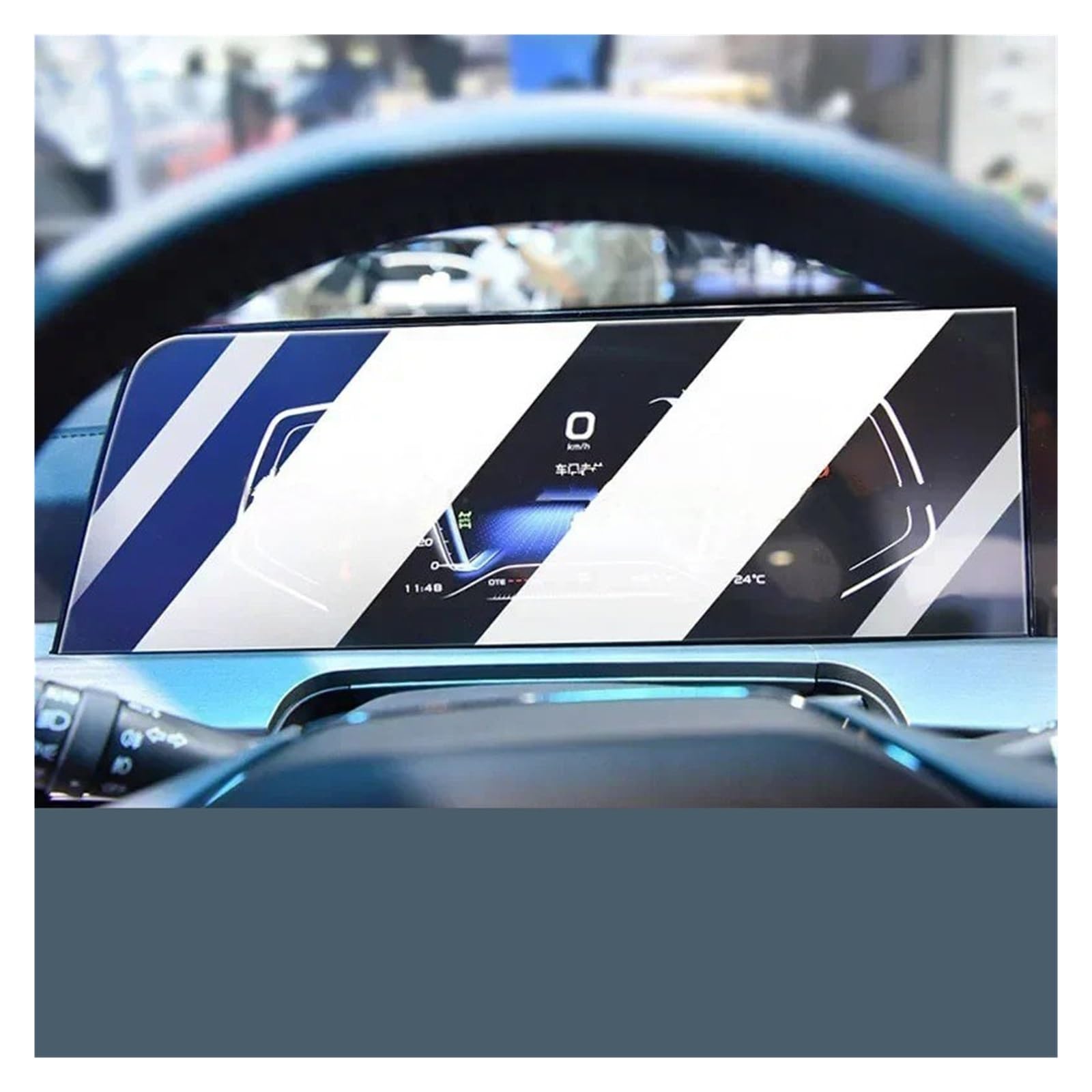 Gehärtes Glas Displayschutz Für Changan Für F70 Für Hunter 2023-2024 LCD Bildschirm Anti 9H Gehärtetem Glas Auto-Tachometer Screen Protector Film Gehärtetes Glas Schutzfolie(High Definition) von WIBNBRO