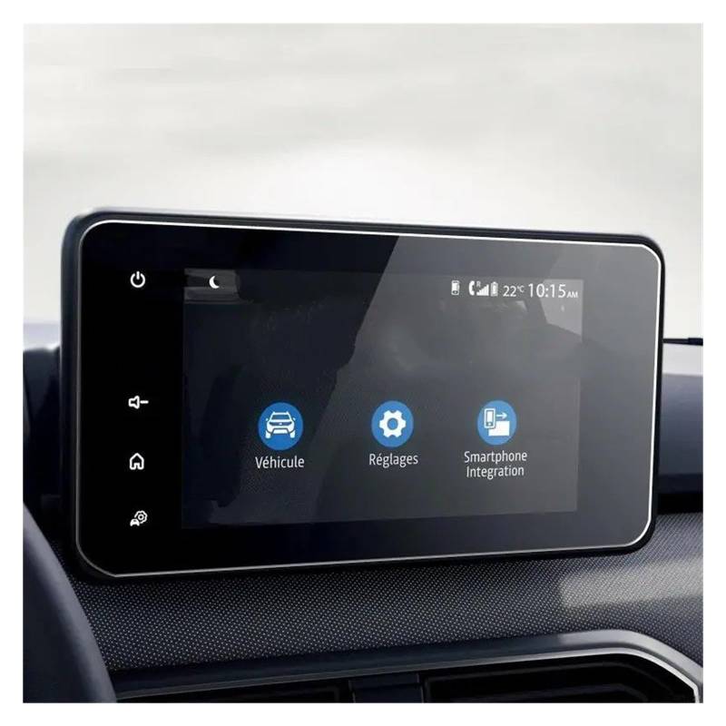 Gehärtes Glas Displayschutz Für Dacia Für Sandero 3 Für Stepway 2020-2023 Screen Protector 8 Zoll Auto Infotainment Radio GPS Display Schutz Film Gehärtetes Glas Schutzfolie von WIBNBRO