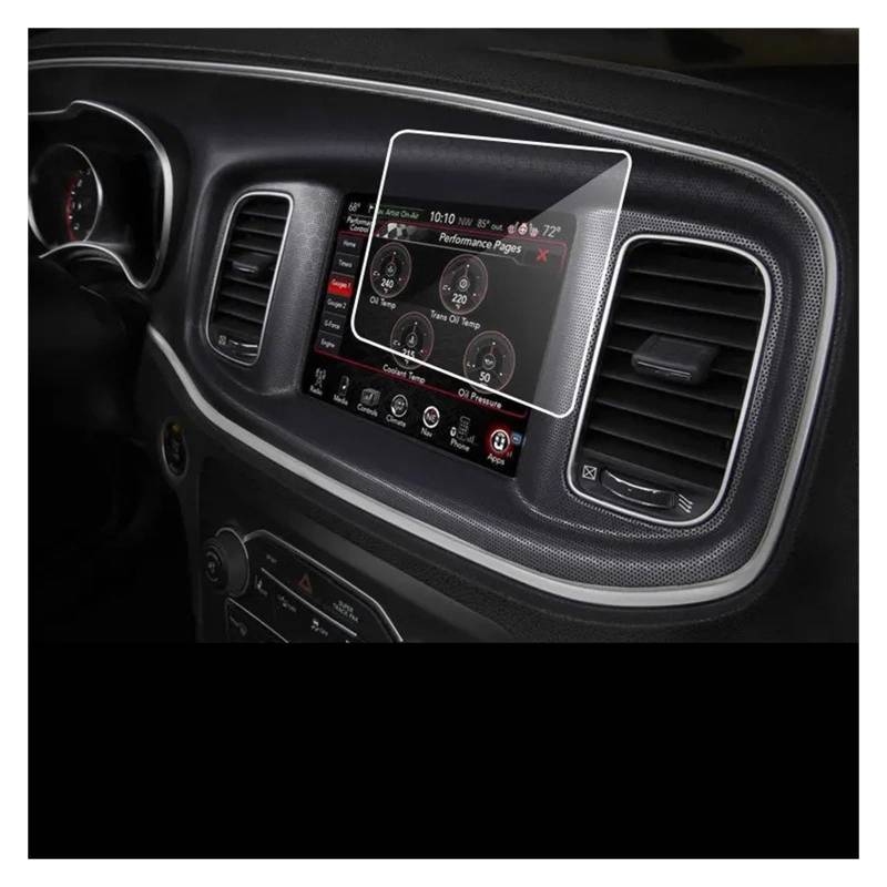 Gehärtes Glas Displayschutz Für Dodge Für Ladegerät 2015-2019 Auto Screen Protector Auto GPS Navigation Gehärtetem Glas Schutz Film Auto Innen Gehärtetes Glas Schutzfolie von WIBNBRO