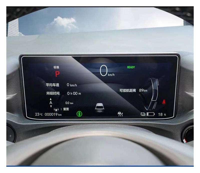 Gehärtes Glas Displayschutz Für ENS1 2022–2023 LCD-GPS-Navigation Und Armaturenbrett Gehärtete Glas-Displayschutzfolie Gehärtetes Glas Schutzfolie(Dashboard) von WIBNBRO