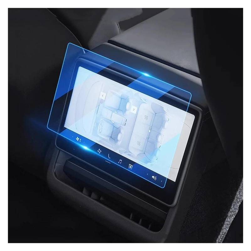 Gehärtes Glas Displayschutz Für Tesla Für Modell 3 Für Highland 2024 Gehärtetem Glas Film Schutz Hinten Reihe Center Control Touch Screen Schutz Film Gehärtetes Glas Schutzfolie(Rear Center Display) von WIBNBRO